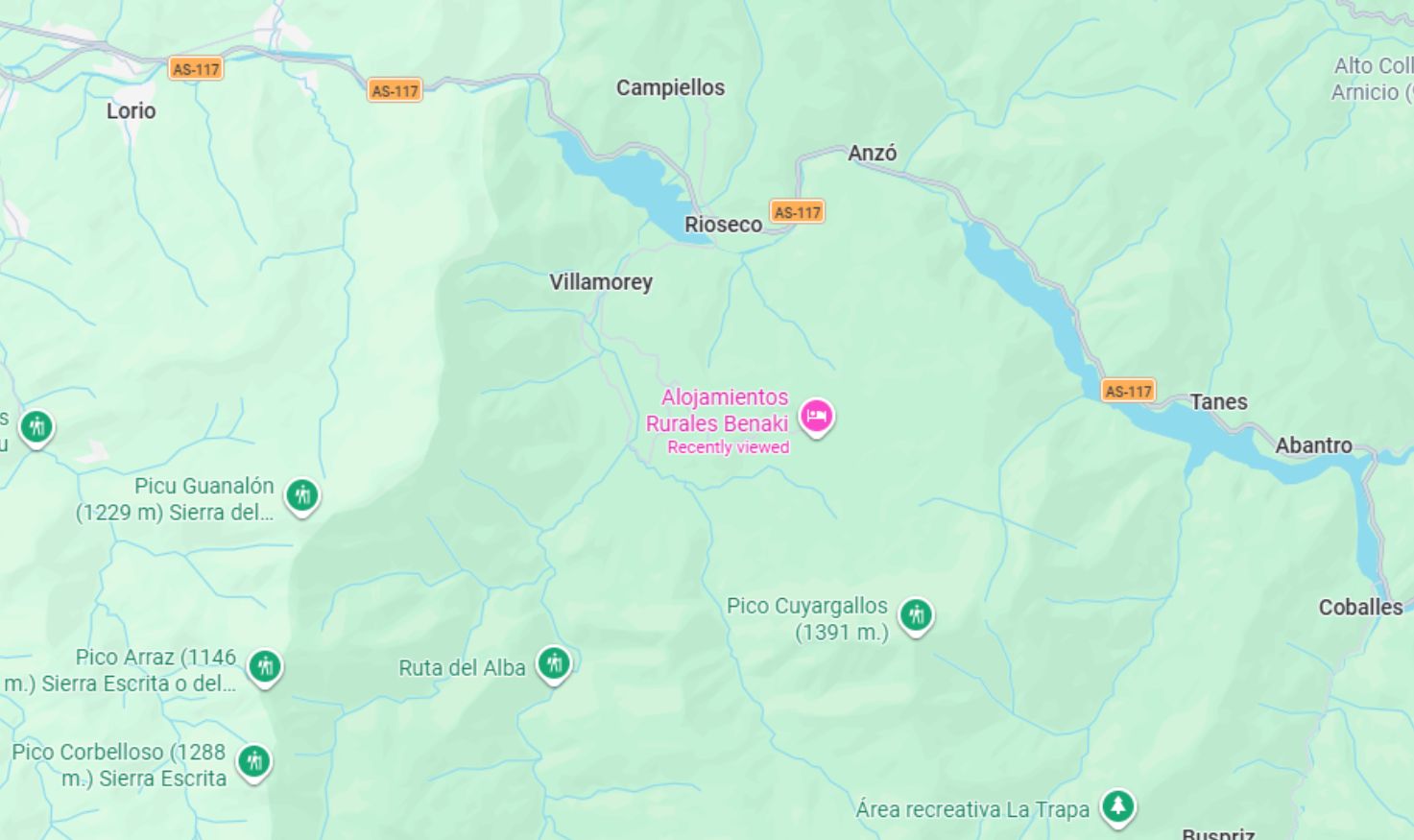 Benaki Alojamientos Rurales - mapa